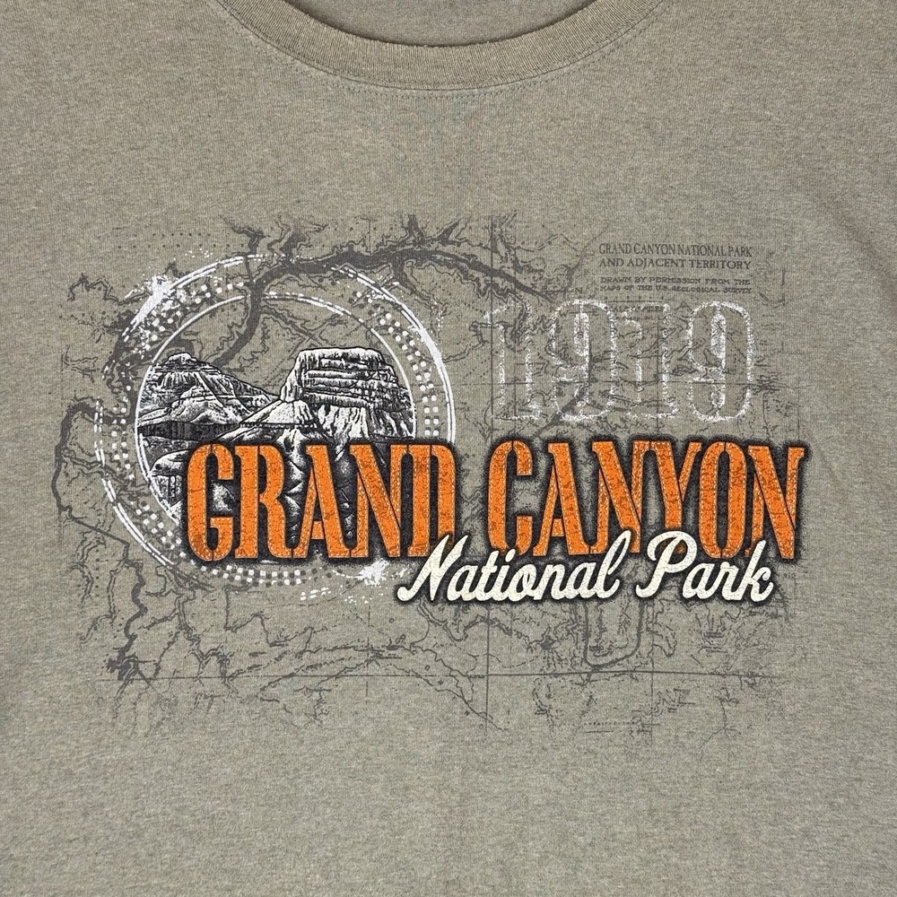Grand Canyon National Park Graphic T Shirt 90s 2000s Adult XL Eco Mountain Vtg - Picture 3 of 8